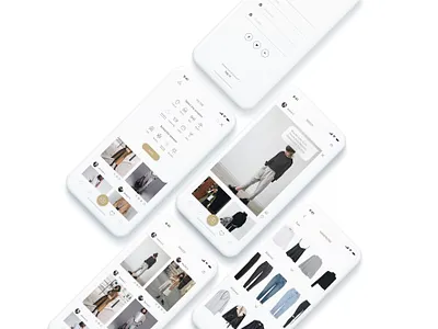Seam. A concept for a fashion inspiration app. app app design graphicdesign mobile mobile app mobile app design mobile design mobile ui uiux uiuxdesign ux