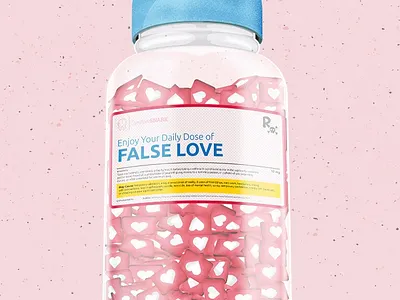 Daily Dose of False Love branding design flat icon illustration social media vector vector illustration vectorart