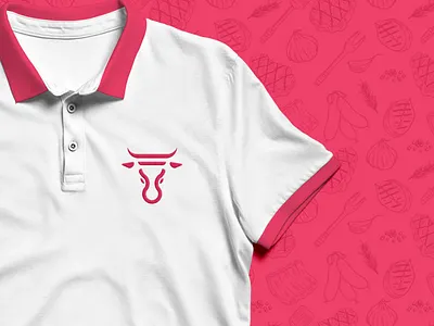 niku niku uniform beef brand identity branding bull design illustration japanese logo meat niku restaurant steak steakhouse tshirts uniform vector