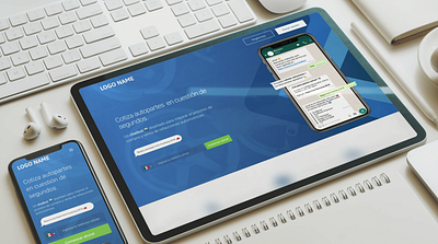 Landing Chatbot chatbot conversational ui landingpage ui design
