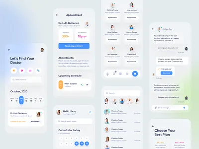Medical Mobile App clinic doctor app doctor appointment health health app healthcare hospital medical medical app medical care medical design medicine mobile mobile app mobile app design mobile design mobile ui patientapp patients productdesign