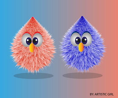 FLUFFY CARTOON art cartoon colours design illustration
