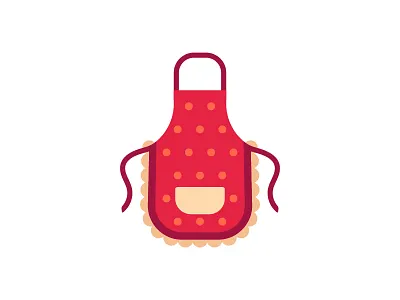 Apron apron daily design flat icon illustration kitchen vector