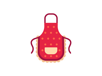 Apron apron daily design flat icon illustration kitchen vector