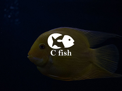 C fish Logo | fish logo | farm logo | Fisheries logo fish bowl fish logo fish tank fisher fishes fisheye fishing logo logo design logo maker logo making logo mark logo red logos logos idea logotype negativespace