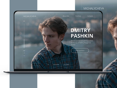 Landing Page portfolio photograph Elena Mychalycheva concept design landing landing page landing page concept page photo photographer photography photography logo photography portfolio photography website portfolio portfolio design portfolio page portfolio site site ui ux web