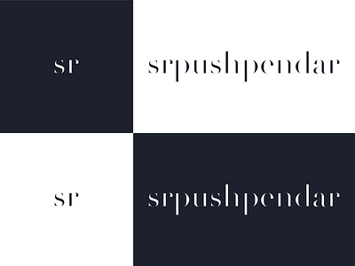 srpushpendar - Lettering Logo for me icon logo minimal type typography