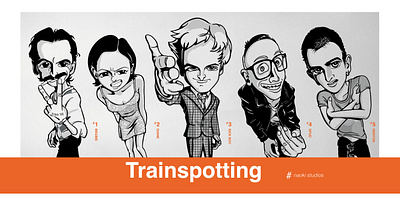 Trainspotting Art digital illustration graphic art graphic artist graphic design illustration illustrator mural art trainspotting vector イラストレーター グラフィックデザイン