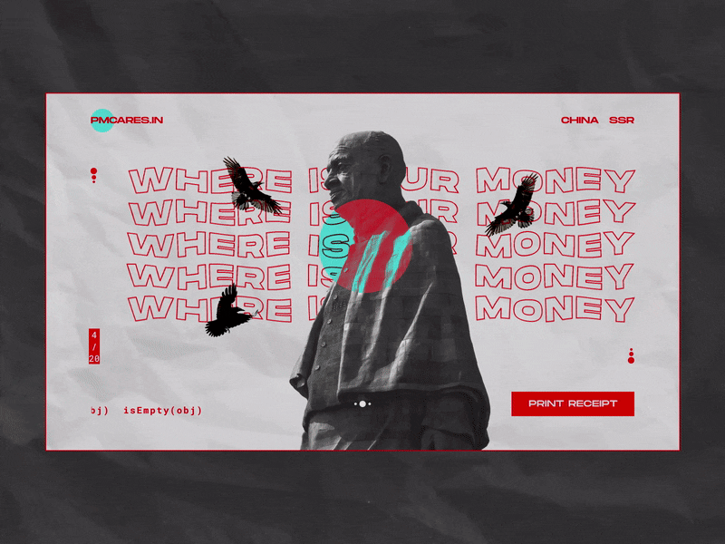 Patel's Decay Web Design animation digital landing page poster surreal ui web design website