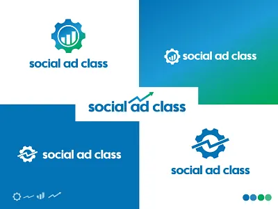 social ad class logo exploration brand icon logo mark