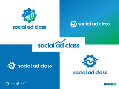 social ad class logo exploration brand icon logo mark