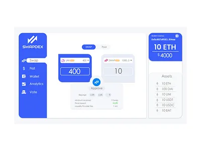 DEFI, SWAPDEX design flat logo ui ux web web deisgn webdesign website