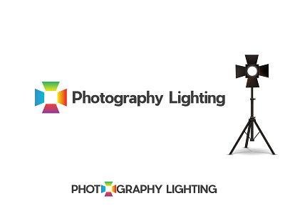 photography lighting brand icon logo