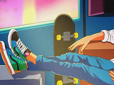 felt like years brand character design concept art digital art drawing illustration illustration art illustration digital procreate shoes