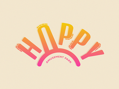 Amusement Park Identity - Weekly Warm-Up adobe illustrator cc amusement park design dribbbleweeklywarmup illustration logo theme park