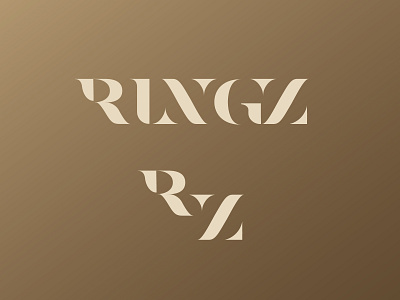 Ringz jewellery jewelry lettering logo r z