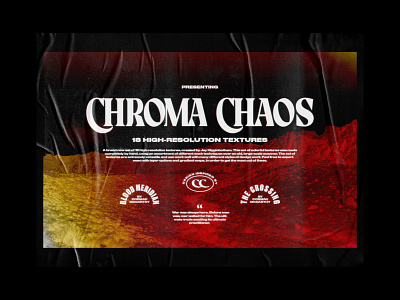 Chroma Chaos 01 houston logo texture texture pack typography western