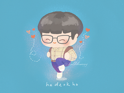 Cute Boy character cute cute art happy illustration love