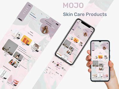 MOJO skin care adobe illustrator app branding design ecommerce ecommerce design figma figmadesign mojo product product page skin care ui web ui web ui ux webdesign website