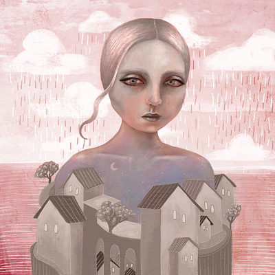 Silent City art digital painting digitalart home illustration illustration art illustrator pandemic physical distancing procreate quarantine silent city social distancing stayhome whimsical