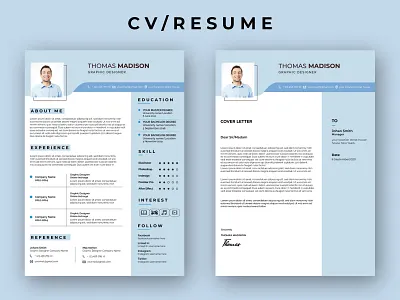 CV/RESUME advertisement branding businesscard design flyer illustration rollup typography