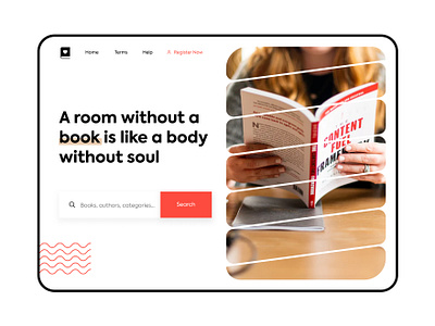 Book store - Web design book books bookshop branding colours design ebook flat logo minimal practicing typography web web ui webdesign website