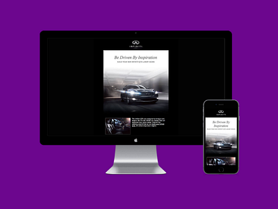 Infiniti Q70 E-blast automotive cars crm css eblast email marketing enewsletter exact target html infiniti mobile first mobile friendly nissan q70 responsive
