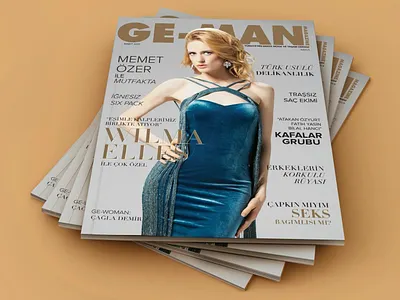Magazine and social media design for Ge-man books branding design graphic design magazine magazine cover magazine design page design page layout