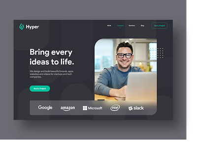 Hero Header 2 clean design development website landing page design services naming agency uidesign uiux web web design web design agency webdesign website design