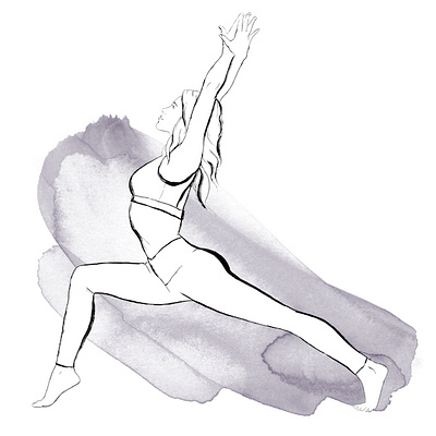yoga asana blackandwhite design hand illustration illustrator ink om yoga