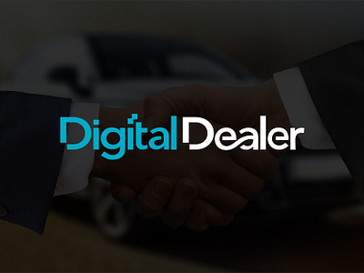 Digital Dealer Business Logo brand identity branding business logo creative custom flat logodesign minimal professional logo unique