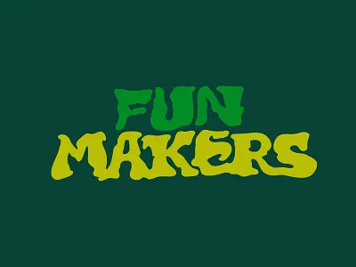 Fun Makers clientwork custom lettering fun hand drawn hand lettering illustration itsjerryokolo jerryokolo logo designer logotype marijuana play procreate tshirt tshirtdesign typography