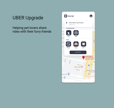 Uber Upgrade design simple ui