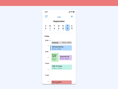 Calendar App calendar calendar app calendar design calendar ui design figma minimal product design ui ui design uiux ux ux design ux designer ux research