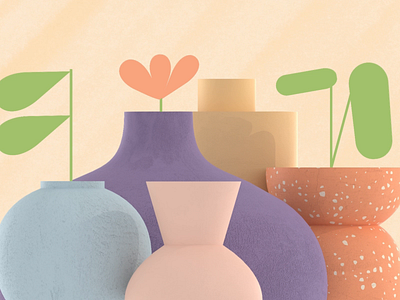 Etsy Ceramics 3d after effects animation c4d cinema 4d motion design motion graphics