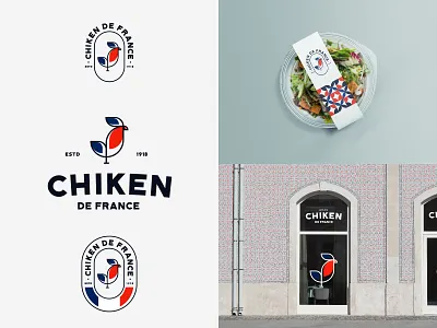 CHIKEN DE FRANCE brand branding design design logo designer illustration logo logo design logo design branding logo design concept logo designer logo designers logo designs logodesign logos logotype