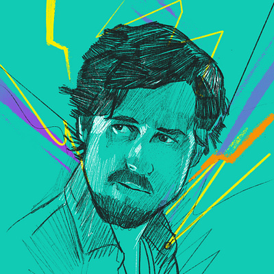 Kevin McKeown animated animated portraits flat frontman illustrated illustration illustrator lead singer portrait portrait art portrait illustration portrait painting portraits procreate rocknroll rockstar vector