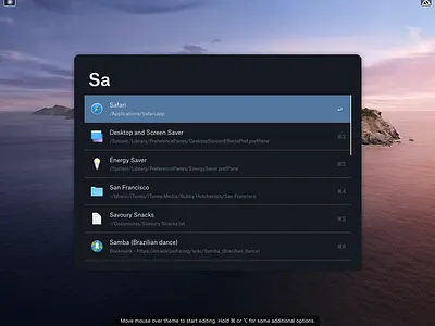 Dropbox Atlas Theme (Dark) for Alfred alfredapp dropbox paper launchers macos theme