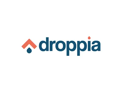 Droppia branding design icon illustrator logo vector