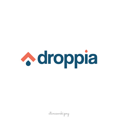 Droppia branding design icon illustrator logo vector