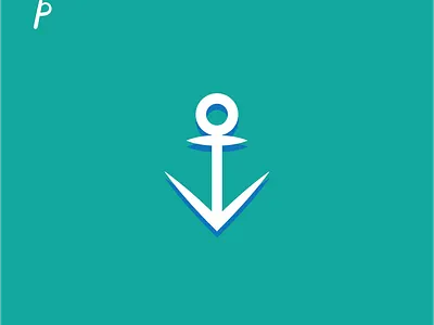 Anchor by Yaumil Putra aesthetic art artist artwork cute design digital illustration logo simple