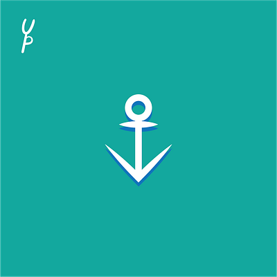 Anchor by Yaumil Putra aesthetic art artist artwork cute design digital illustration logo simple