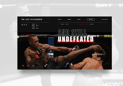 Screen-Per-Day—008 desktop ufc ui ui design visual design web web design