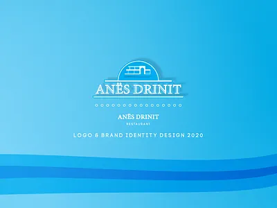 Anes Drinit Logo animation app branding design graphic design illustration illustrator logo typography vector