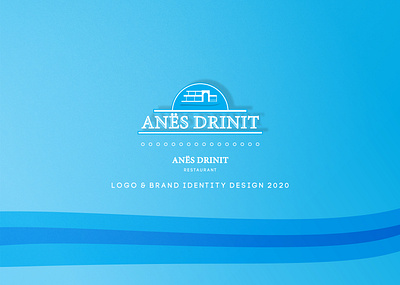 Anes Drinit Logo animation app branding design graphic design illustration illustrator logo typography vector