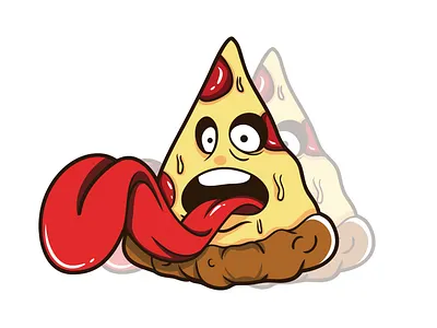 Pizza Monster Character 1 01 art artdesign artwork bread cartoon character characterdesign cute cute art design fortune funny illustration kawaii magic monster mystic occult pizza vector