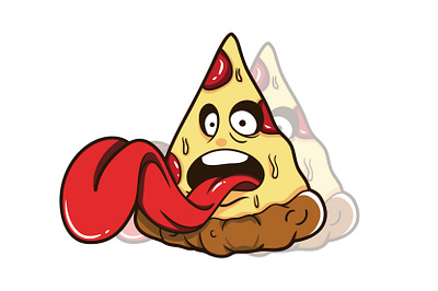 Pizza Monster Character 1 01 art artdesign artwork bread cartoon character characterdesign cute cute art design fortune funny illustration kawaii magic monster mystic occult pizza vector