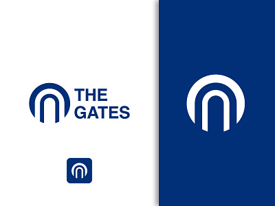 The Gates branding design flat flat design flat logo logo minimal minimal logo minimal logo design minimal logos