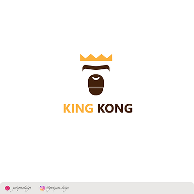 King Kong awesome logo brand design brand identity gorilla gorilla logo illustration inspiration king kong king kong logo king logo kingkong kong kong logo logo logo inspirations ui