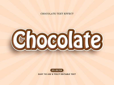 Editable chocolate modern text effects Premium Vector abstract backdrop bold border chocolate creative editable effect element fancy heading label letter modern outline script smooth style text effect word